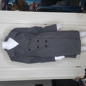 Collection Fifty Nine Gray Peacoat Wool Cashmere Size 14